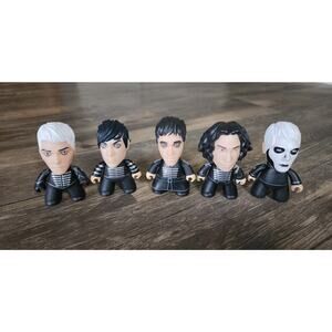 Titans My Chemical Romance MCR 3" Vinyl Figures Set Of 5 The Black Parade